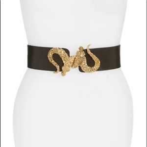 Black Penelope Dragon leather Raina Belt NWOT. On Nordstrom website currently